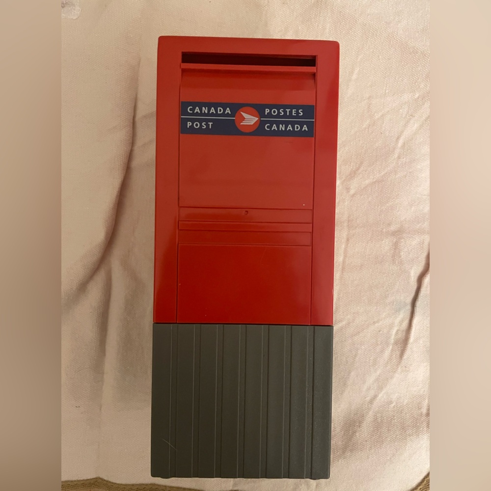 Red and Gray Canada Post Mailbox